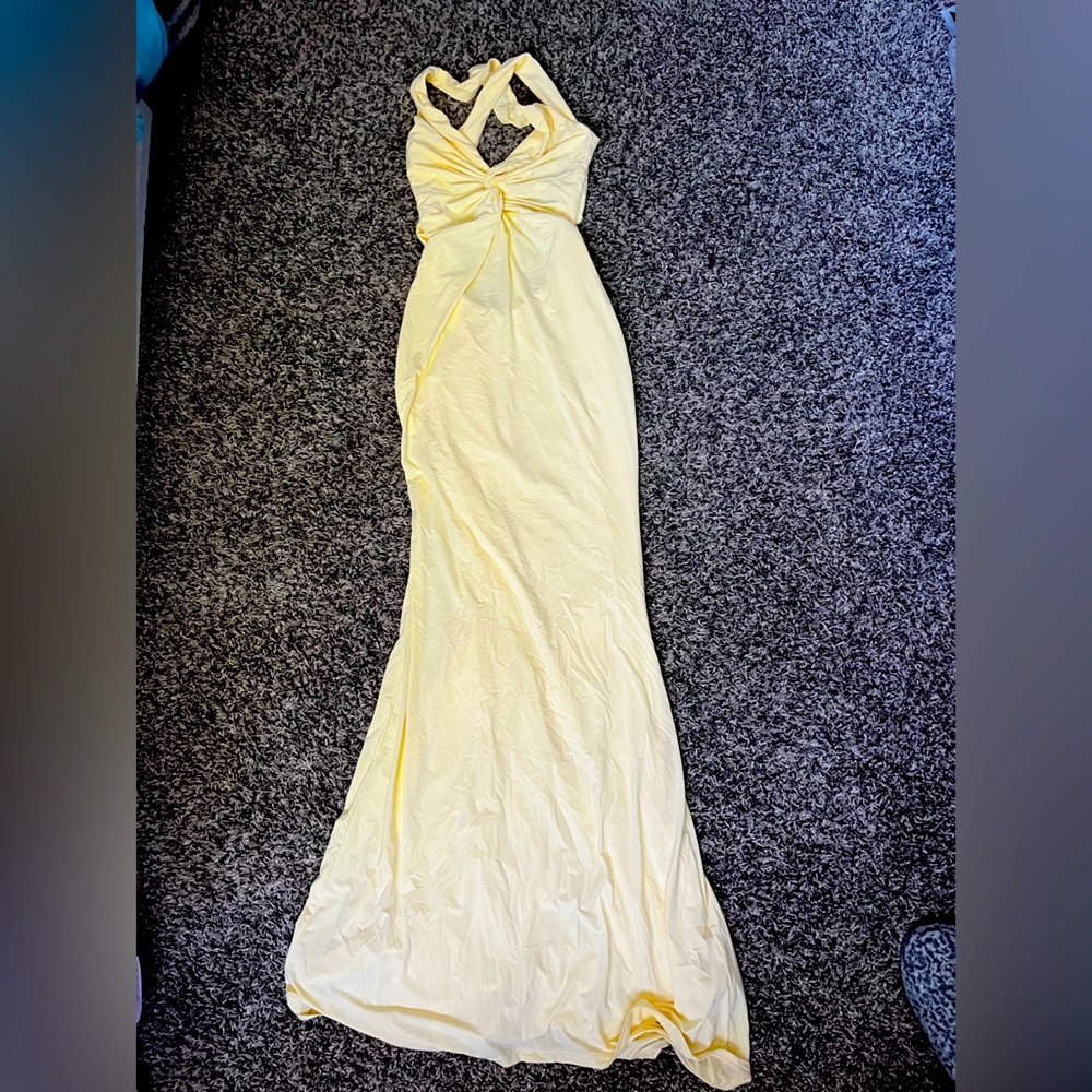 Lucy in the Sky Yellow Maxi Dress